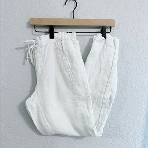 J. Jill Ivory Linen Bottoms